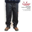 クックマン パンツ COOKMAN Chef Pants Double knee Ripstop Black -BLACK- メンズ シェフパンツ イージーパンツ ストリート