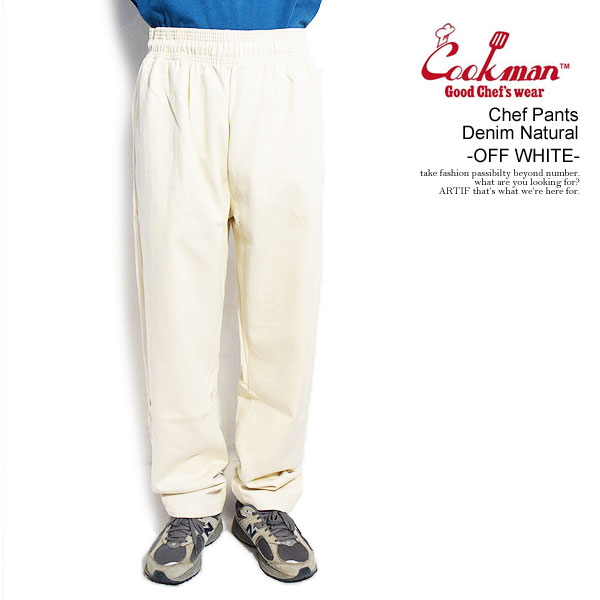 楽天CRESCENT LOTUSクックマン パンツ COOKMAN Chef Pants Denim Natural -OFF WHITE- メンズ シェフパンツ イージーパンツ 送料無料 ストリート
