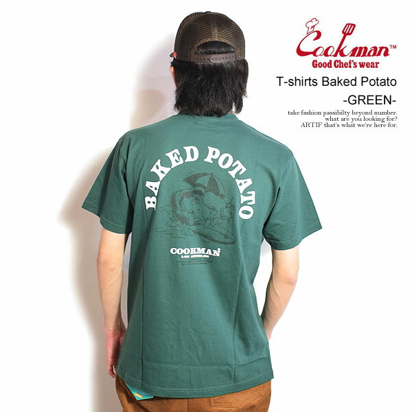 CRESCENT LOTUS㤨֥åޥ T COOKMAN T-shirts Baked Potato -GREEN-  Ⱦµ ꥫ  ե ȥ꡼ȡפβǤʤ4,290ߤˤʤޤ