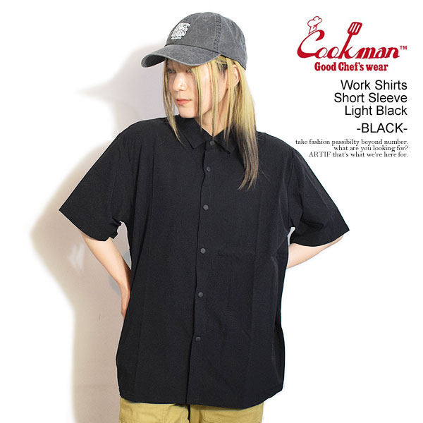 クックマン シャツ COOKMAN Work Shirts Short Sleeve Light B