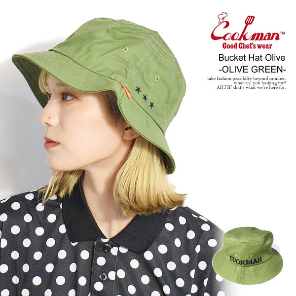 NbN} nbg COOKMAN Bucket Hat Olive -OLIVE GREEN- Y oPbgnbg oPn  Xg[g