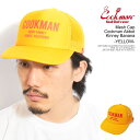 　商品説明 COOKMAN(クックマン) 後部4パネルがメッシュ素材で 通気性抜群のメッシュキャップ。 蒸れにくいため、暑い厨房の中はもちろん、 高温多湿な季節には特に最適です。 ロゴ部分はプリントになっており、 サイズはスナップバックで調整可能なフリーサイズです。 Cookman Abbot Kinney Banana つい何色も集めたくなってしまう 楽しいカラー展開のメッシュキャップ。 全部で6色展開です。 素材 : ポリエステル 100％ SIZE : FREE(頭周り 約56～60cm) メーカー希望小売価格はメーカーカタログに基づいて掲載しています ■メール便不可 ■注意点:フラッシュ撮影と屋外画像ではカラーの見え方に誤差がございます。 パソコンのモニターにより、カラーの見え方に誤差がございます。COOKMAN クックマン