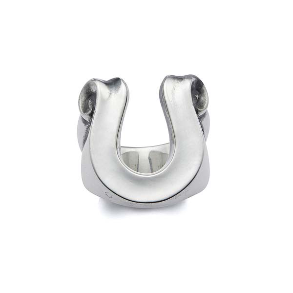 メーカーお取り寄せ商品 CRIMIE クライミー 指輪 リング LETTER RIBBON HORSE SHOE RING LARGE メンズ おしゃれ 1