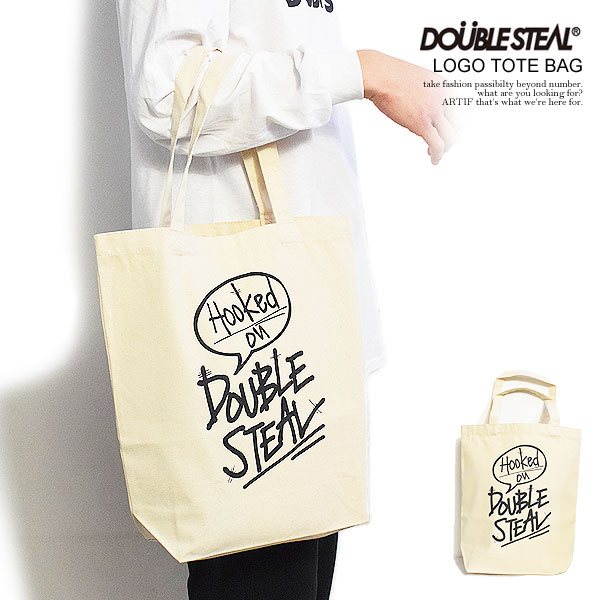 60OFF SALE Z[ _uXeB[ obO DOUBLE STEAL LOGO TOTE BAG Y g[gobO LoX Xg[g