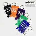 30%OFF SALE セール ダブルスティール キーホルダー DOUBLE STEAL Card Key holder メンズ キーリング アクリルキーホルダ...