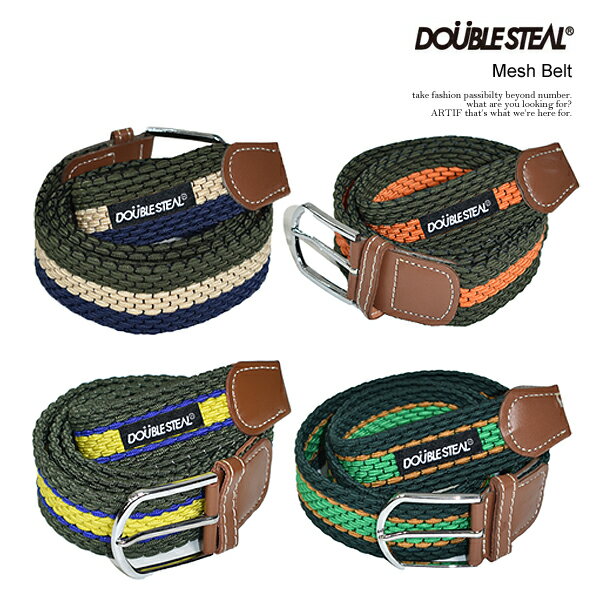 30%OFF SALE セール ダブルスティール ベルト DOUBLE STEAL Mesh Belt メンズ メッシュベルト ストリート