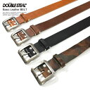 DOUBLE STEAL _uXeB[ xg Basic Leather BELT Y U[