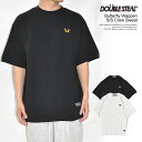 50%OFF SALE セール ダブルスティール スウェット DOUBLE STEAL Butterfly Wappen S/S Crew Sweat メンズ 半袖 半袖スウェット ストリート