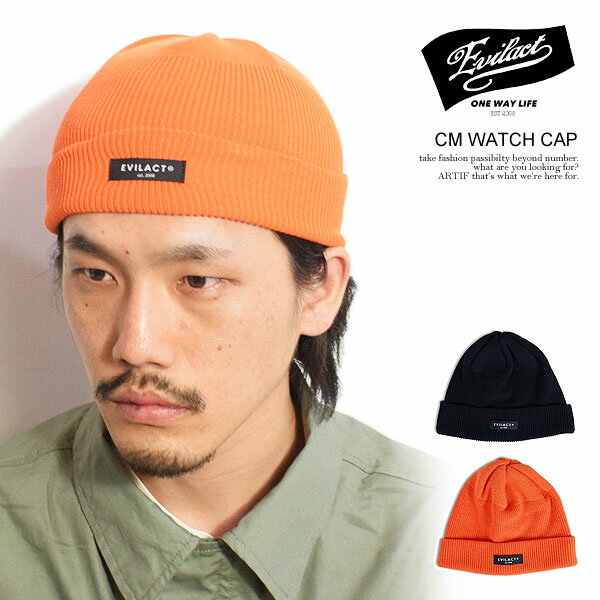 楽天CRESCENT LOTUS20％OFF SALE セール イーブルアクト ニットキャップ EVILACT CM WATCH CAP メンズ ワッチキャップ ニット帽 クールマックス 送料無料 ストリート