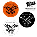 イーブルアクト ステッカー EVILACT EVILACT sticker A L メンズ シール バイカー ストリート