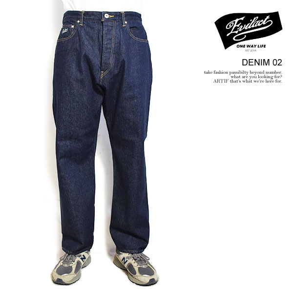 乐天商城 - イーブルアクト パンツ EVILACT EVILACT DENIM 02 メンズ デニムパンツ セルビッチデニム ストレートデニム 送料無料 ストリート
