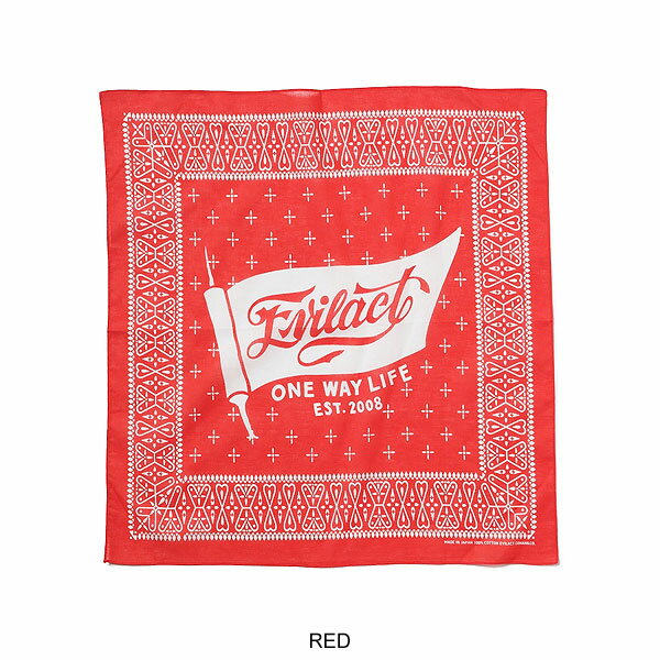 �����֥륢���� �Х���� EVILACT FLAG BANDANA ��� ��̤��� ���ȥ꡼�� EA26-BANDANA