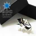 ジーディーシー GDC SILVER RING メンズ リング 指輪 アクセサリー シルバー 八角星 ストリート ファッション 送料無料 gdc【ストリート系 ファッション】