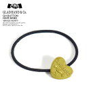 GLAD HAND グラッドハンド ヘアバンド GH BUTTON HAIR BAND-BRASS -HEART- メンズ ヘアゴム