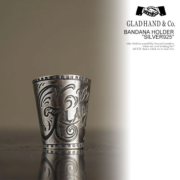 グラッドハンド バンダナホルダー GLAD HAND BANDANA HOLDER "SILVER925" メンズ スカーフホルダー スカーフリング 送料無料...