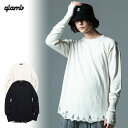 glamb グラム Damaged Rum Knit メンズ ニット セーター