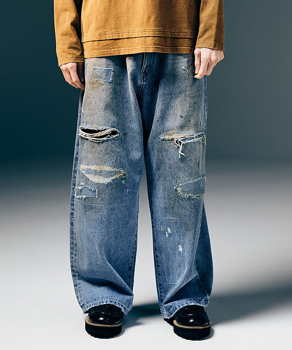 2025 冬 先行予約 12月下旬～1月上旬入荷予定 グラム パンツ glamb Rebirth Denim リバースデニム 送料無料 キャンセル不可