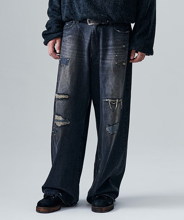 2025 冬 先行予約 12月下旬～1月上旬入荷予定 グラム パンツ glamb Rebirth Denim リバースデニム 送料無料 キャンセル不可