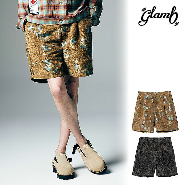 乐天商城 - 2026 夏 先行予約 6月中旬～下旬入荷予定 グラム ショートパンツ glamb Gobelin Easy Shorts ゴブランイージーショーツ 送料無料 キャンセル不可