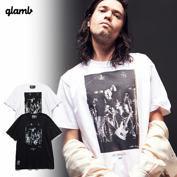 glamb×The Rolling Stones glamb グラム Tシャツ Keith & Charlie T メンズ コラボ キース アンド チャーリーT