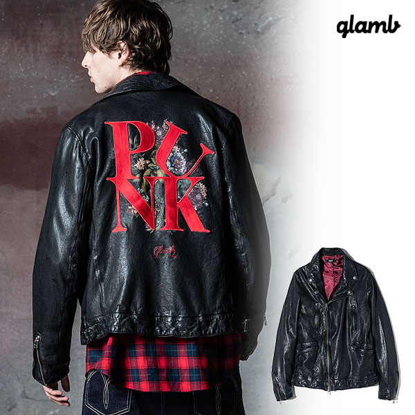 2024 H s\ 10{`{ח\ O WPbg glamb Punk Bouquet Riders Jacket pNu[PC_[XWPbg  LZs