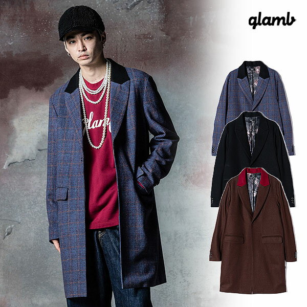 2024 秋 先行予約 9月上旬〜中旬入荷予定 グラム コート glamb No Button Chester Coat ノーボタンチェスターコート 送料無料 キャンセル不可