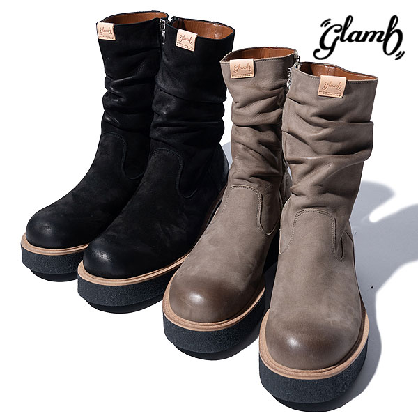 2025 秋 先行予約 9月下旬〜10月上旬入荷予定 グラム ブーツ glamb Drape Work Boots ドレープワークブーツ シューズ 靴 送料無料 キャンセル不可