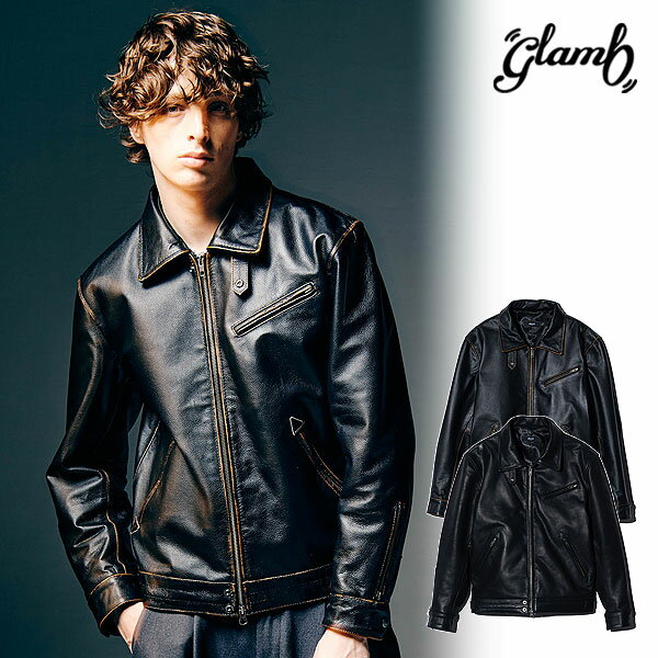 2025 秋 先行予約 11月下旬~12月上旬入荷予定 グラム ジャケット glamb Hidden Valley Leather Jacket ヒドゥンバレー レザージャケット 送料無料 キャンセル不可