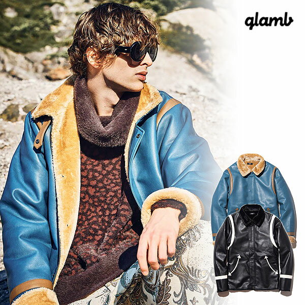 O WPbg glamb Synth Mouton Biker JKT VZ[goCJ[WPbg