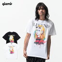 楽天CRESCENT LOTUS30％OFF SALE セール glamb グラム 半袖 Tシャツ レジェンドガールT Legend Girl T メンズ おしゃれ