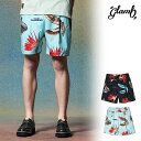 2025 夏 先行予約 5月下旬~6月上旬入荷予定 グラム ショートパンツ glamb Paradise Flower Shorts パラダイスフラワーショーツ 送料無料 キャンセル不可
