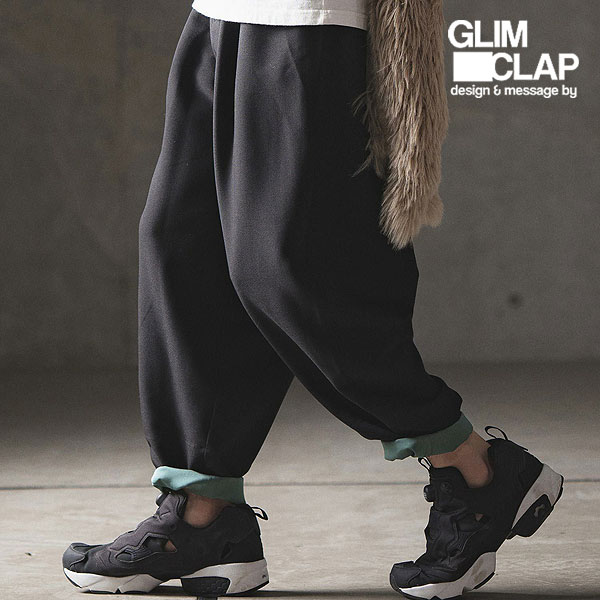 2024 秋冬 1st 先行予約 8月中旬～下旬入荷予定 グリムクラップ パンツ GLIMCLAP Color scheme design & balloon silhouette pants メンズ 送料無料 キャンセル不可