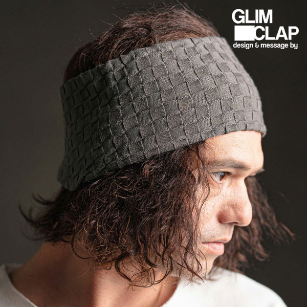 楽天CRESCENT LOTUS2025 春夏 1st 先行予約 2月上旬～中旬入荷予定 グリムクラップ ヘアバンド GLIMCLAP Latticed pattern hair band メンズ 送料無料 キャンセル不可