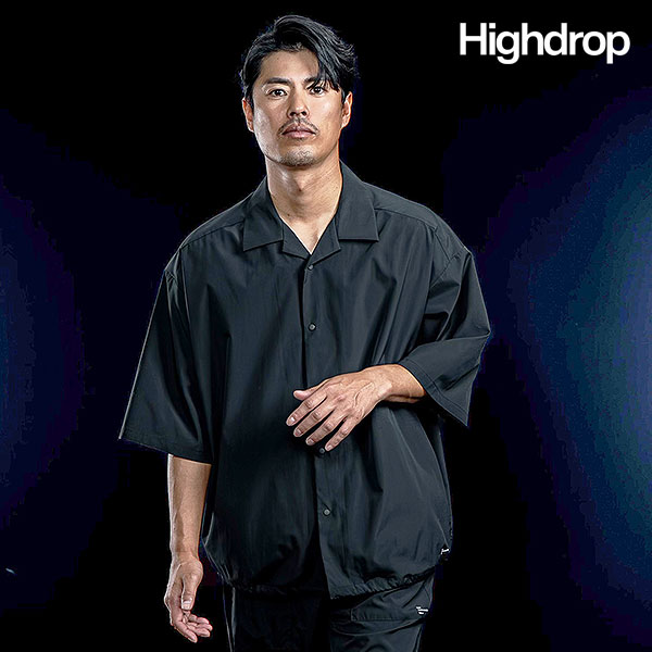 乐天商城 - 2026 春夏 メーカー取り寄せ対応 ハイドロップ シャツ Highdrop Compact Surface Short Sleeve Shirt メンズ 送料無料 キャンセル不可
