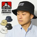 ベンデイビス BEN DAVIS BUCKET HAT EMBROIDERY 【メンズ レディース 帽子 ハット】【ベンデイビス BEN DAVIS】 【ストリート系 ファッション】