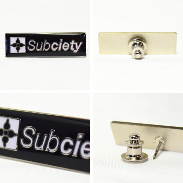 サブサエティ SUBCIETY PIN BADGE-THE BASE メンズ アクセサリー ピンバッジ 【ストリート系 ファッション】