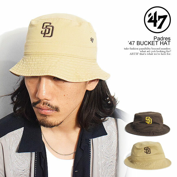 tH[eB[Zu nbg '47 Padres f47 BUCKET HAT Y oPbgnbg oPn phX  Xg[g