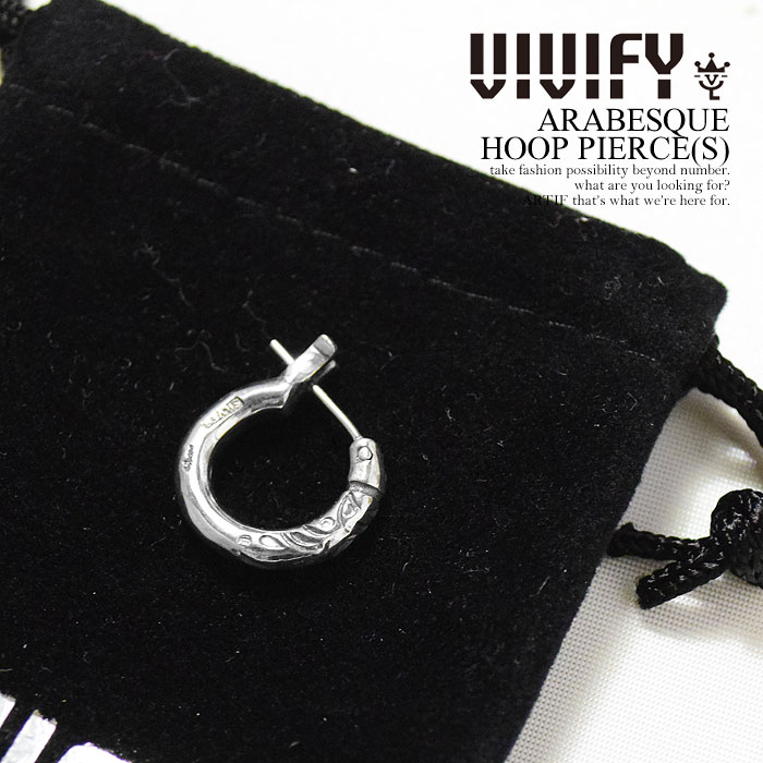 ビビファイ ピアス VIVIFY ARASBESQUE HOOP PIERCE(S)