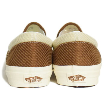 VANS バンズ スニーカー Classic Slip-On (Desert Twill) Brown/Beige メンズ スリッポン