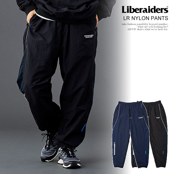 乐天商城 - リベレイダース パンツ Liberaiders LR NYLON PANTS メンズ イージーパンツ ナイロンパンツ 送料無料 ストリート