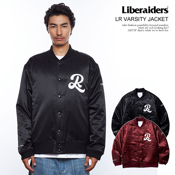 20％OFF SALE セール リベレイダース ジャケット Liberaiders LR VARSITY JACKET メンズ スタジャン バーシティジャケット 送料無料 ストリートのサムネイル