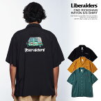 リベレイダース シャツ Liberaiders CNG RICKSHAW RAYON S/S SHIRT メンズ 半袖 レーヨンシャツ オープンカラーシャツ 送料無料 ストリート