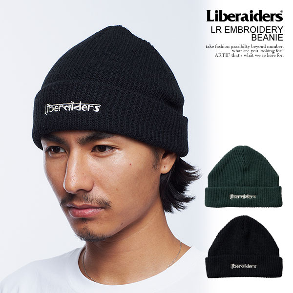 xC_[X jbgLbv Liberaiders LR EMBROIDERY BEANIE Y r[j[ jbgX  Xg[g