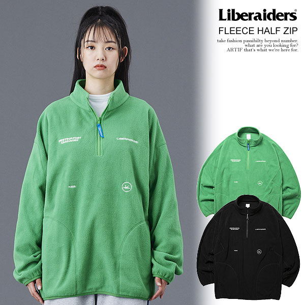 リベレイダース トップス Liberaiders FLEECE HALF ZIP メンズ ハーフジップ プルオーバー フリース 送料無料 ストリート(4)