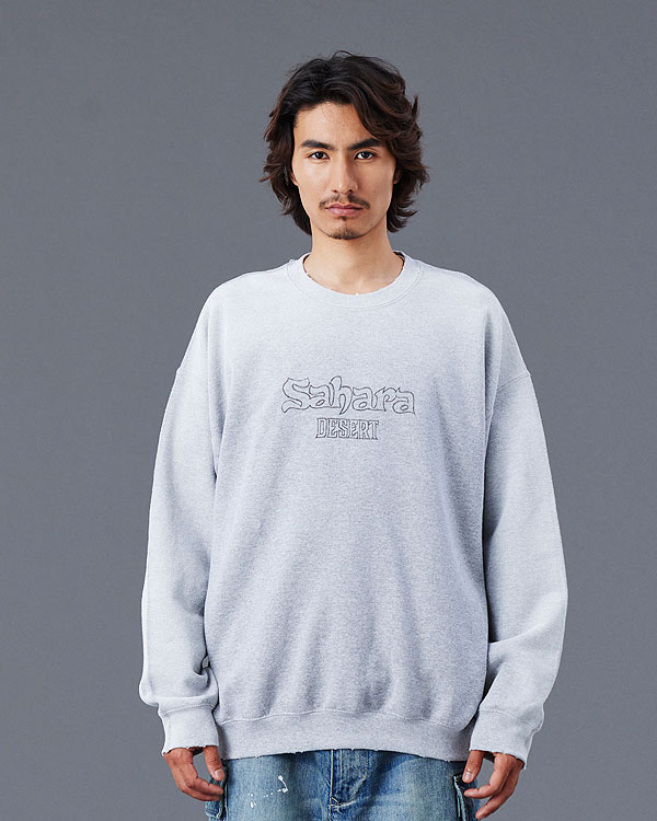 20％OFF SALE セール リベレイダース スウェット Liberaiders SAHARA CREWNECK メンズ トレーナー フェード加工 裏起毛スウェット 送料無料 ストリート c-lotus-10044810 CRESCENT LOTUS サンプル画像2