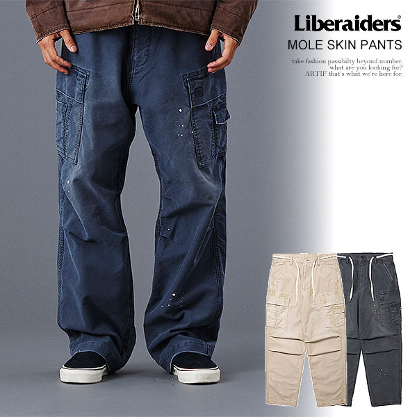 乐天商城 - 20％OFF SALE セール リベレイダース パンツ Liberaiders MOLE SKIN PANTS メンズ カーゴパンツ モールスキン ニータック 送料無料 ストリート