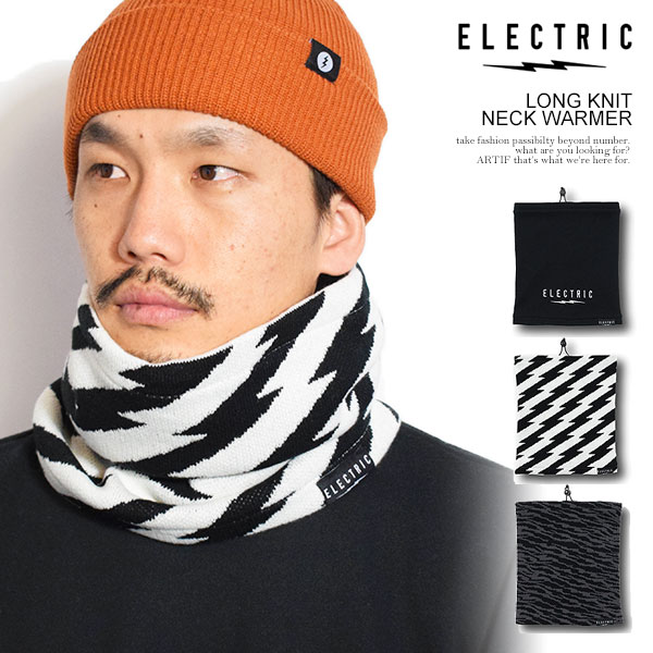 エレクトリック ネックウォーマー ELECTRIC LONG KNIT NECK WARMER メンズ スヌード ロングタイプ アウトドア レジャー 送料無料 ストリート