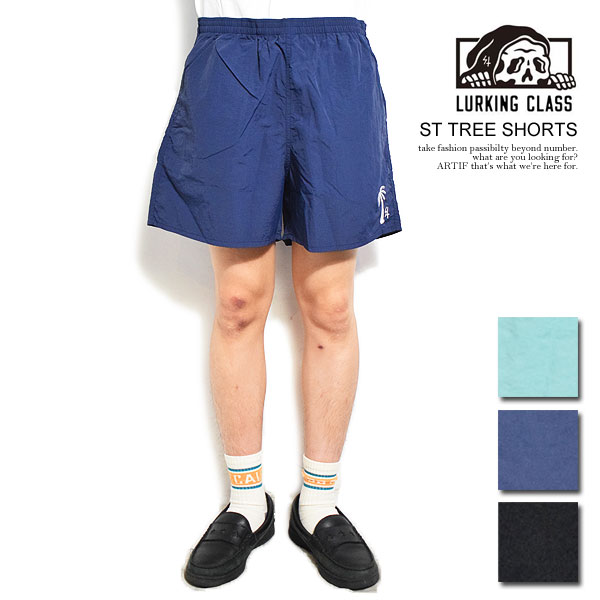乐天商城 - 40％OFF SALE セール ラーキングクラス ショートパンツ LURKING CLASS ST TREE SHORTS メンズ ショーツ ナイロンショーツ 送料無料 ストリート