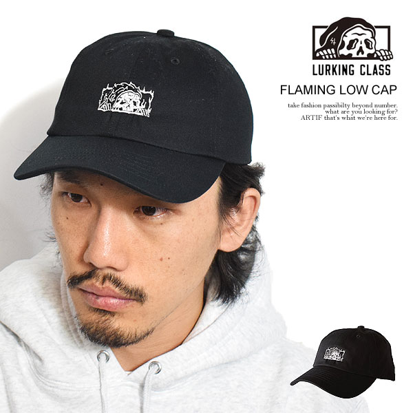 乐天商城 - ラーキングクラス キャップ LURKING CLASS FLAMING LOW CAP メンズ ローキャップ SKETCHY TANK アートワーク 送料無料 ストリート