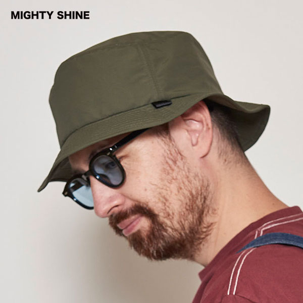 30OFF SALE Z[ Mighty Shine }CeB[VC nbg oPbgnbg Nylon Pocketable Bucket Hat Y 